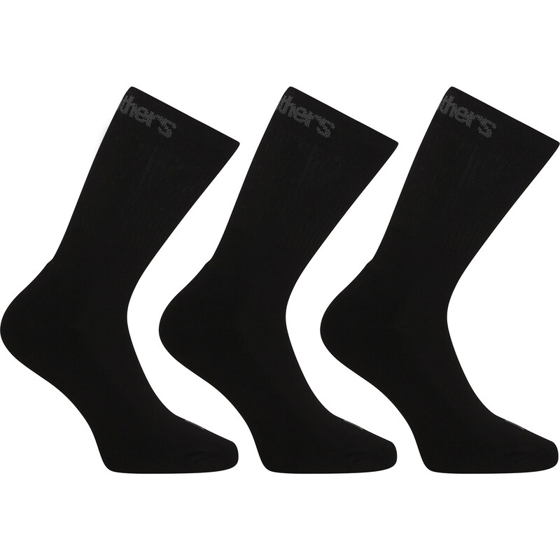 3PACK ponožky Horsefeathers čierne (AA547A) 3964433