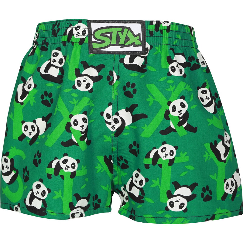 Detské trenky Styx art klasická guma pandy (J1852) 6-8 let 66060782