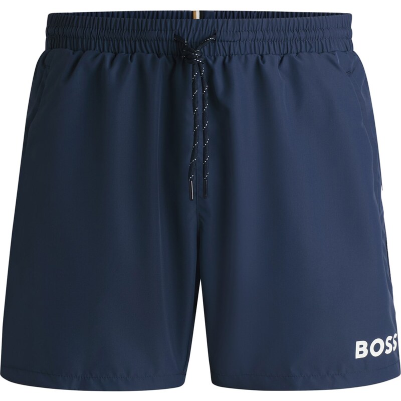 BOSS Plavecké šortky Starfish námornícka modrá / biela 58988716