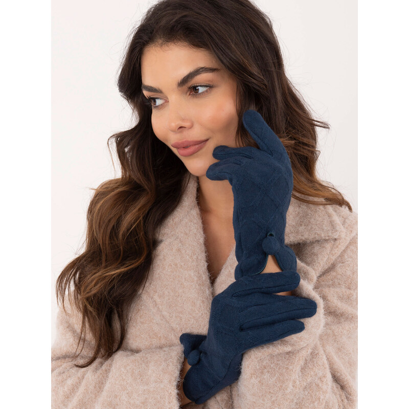 Wool Fashion Italia Gloves-AT-RK-23903.55-marine 64687630