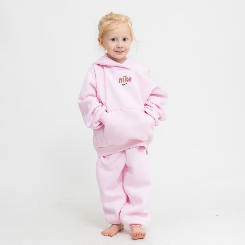 Nike kids pullover hoody set PINK 50994097