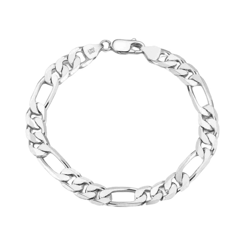 MAJYA Strieborný náramok JOHN 19 cm | šírka 6,5 mm 11239 64582239