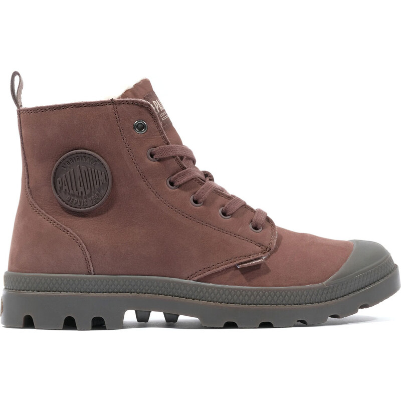 Palladium Pampa Hi Zip Wl Yak Brown - Pánske - Tenisky Palladium - 66359240