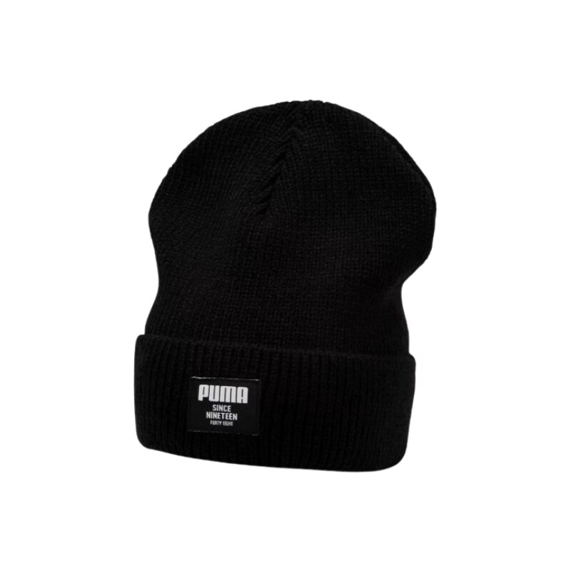 Pánska Zimná Čiapka PUMA Classic Rebrovaná Čierna Zelená UNI 59056231