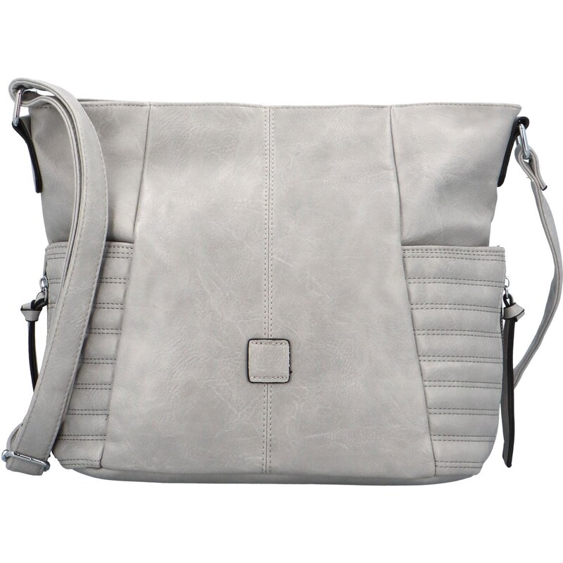 Dámska crossbody kabelka šedá - Firenze Maeva šedá 64203897