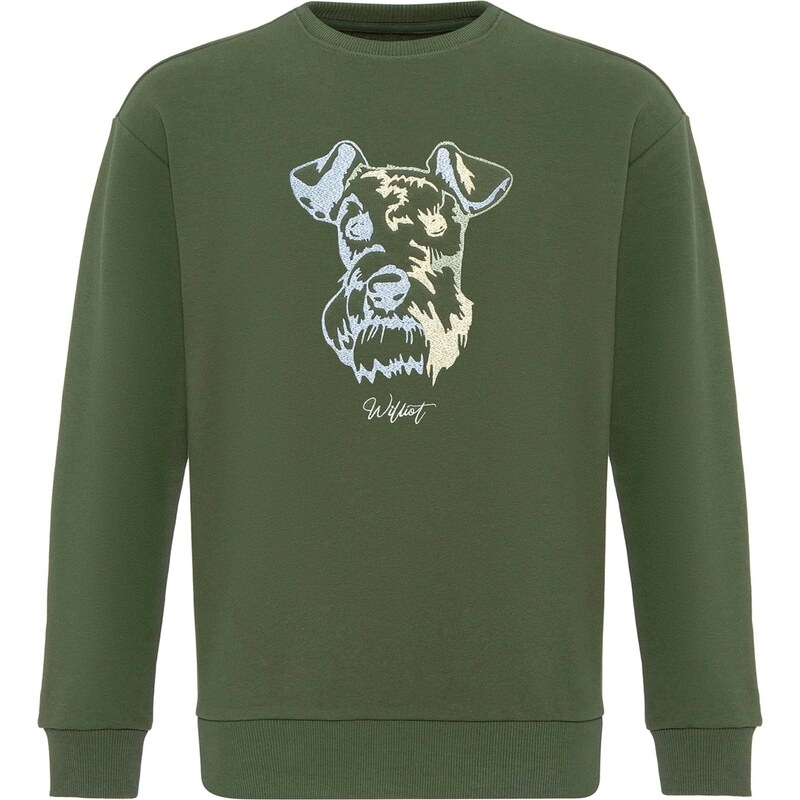 Williot Mikina modrá / žltá / tmavozelená 59666364