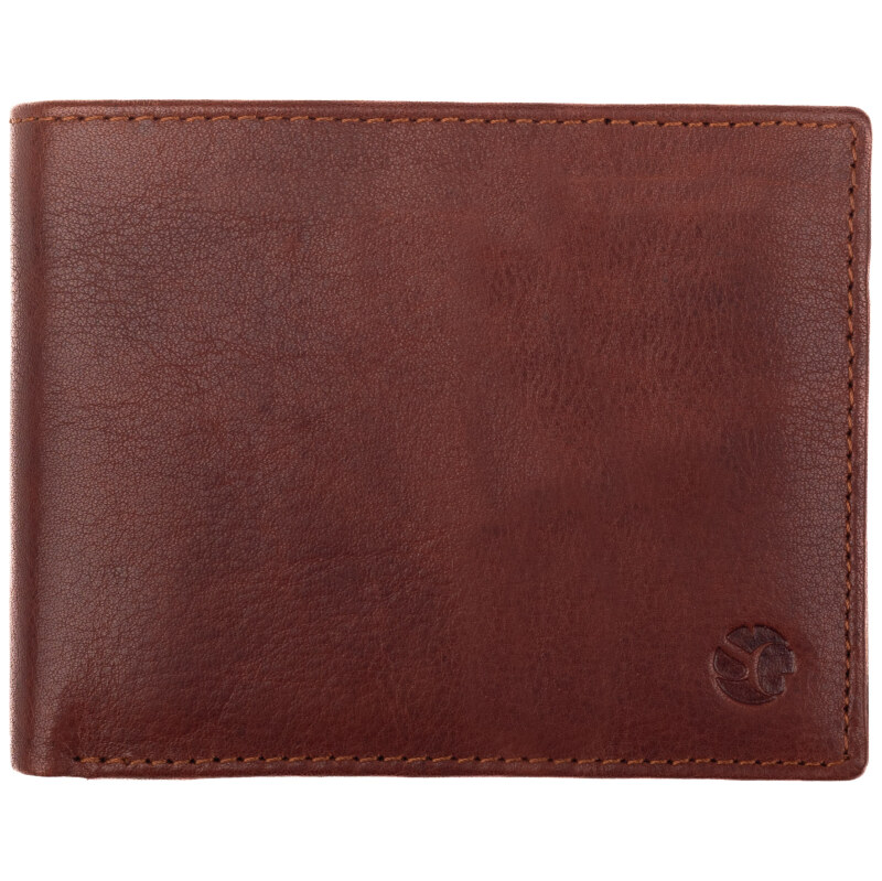 SEGALI Pánska kožená peňaženka 103 A brown 66579445