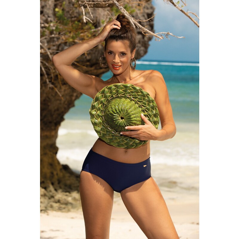 MARKO COLLECTION Tmavomodrý spodný diel plaviek Figi M-017 (3) 63551017