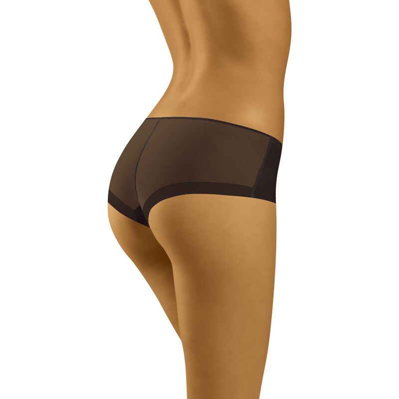 Wol-Bar Dámske boxerky strihané laserom Evita čierne, Farba čierna 19065603