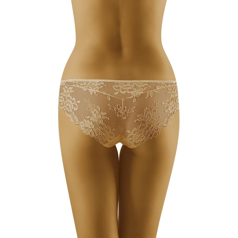 Wol-Bar Nohavičky čipkované Lola béžové, Farba béžová 20151069