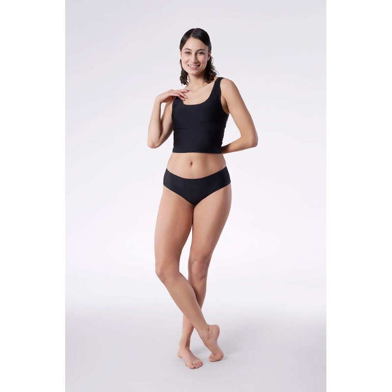 Julimex Dámske bezšvové nohavičky Cheekie Panty čierne, Farba čierna 49084373