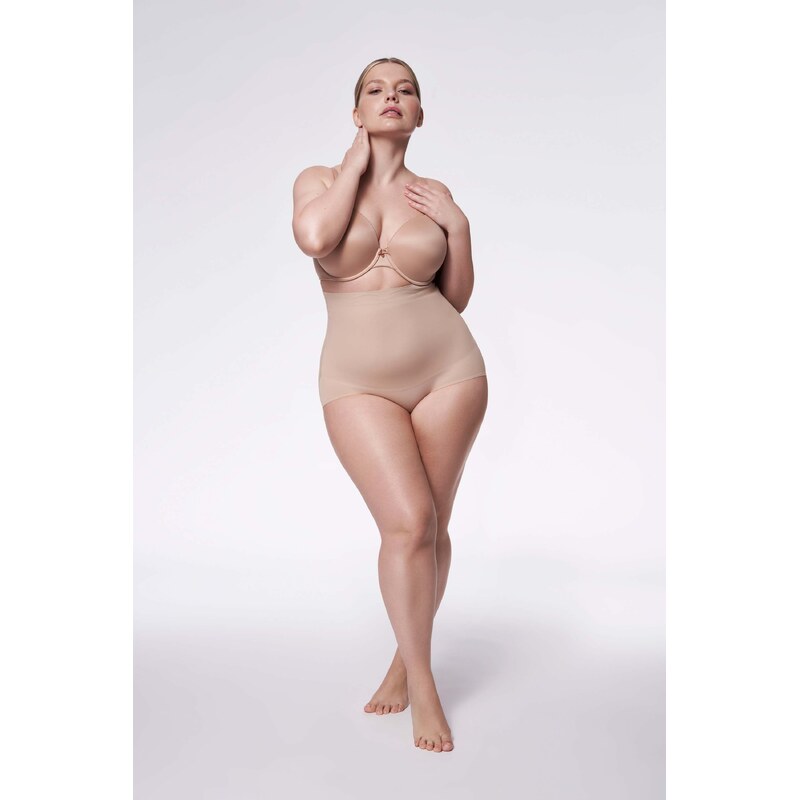 Julimex Sťahovacie nohavičky s vysokým pásom 241 prírodné, Farba 22262144