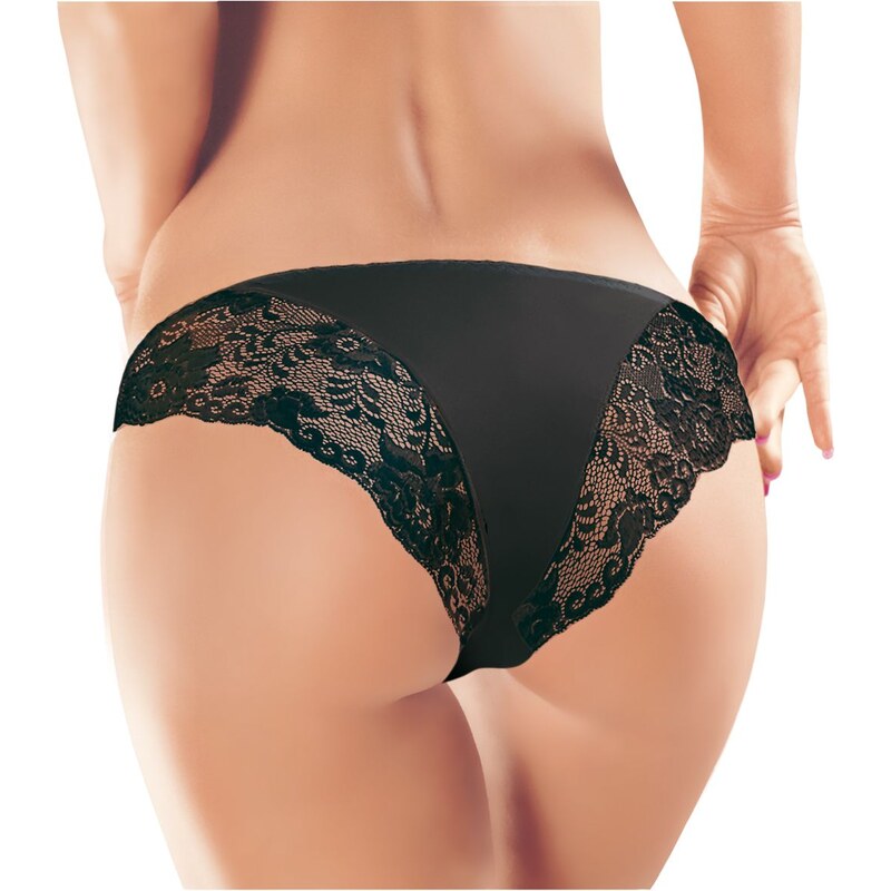 Ewana Brazílske nohavičky brazilky Adeline 065 čierne, Farba čierna 20153642