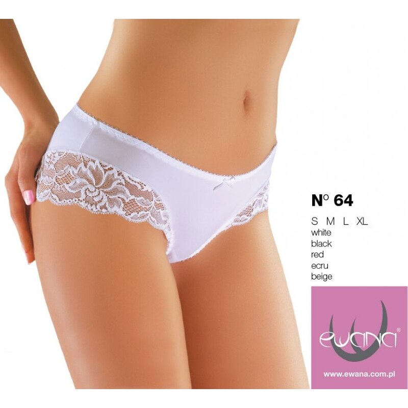 Ewana Dámske boxerky nohavičky Nadia 064, Farba biela 46466209