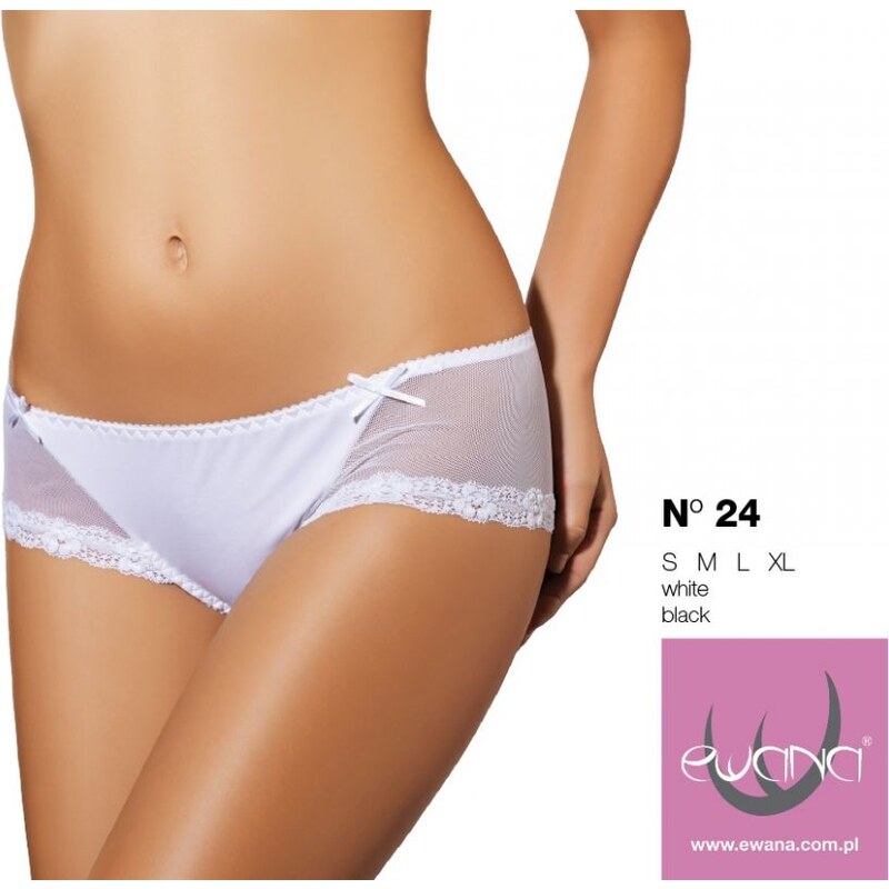 Ewana Dámske boxerky Olla 024, Farba biela 32260939