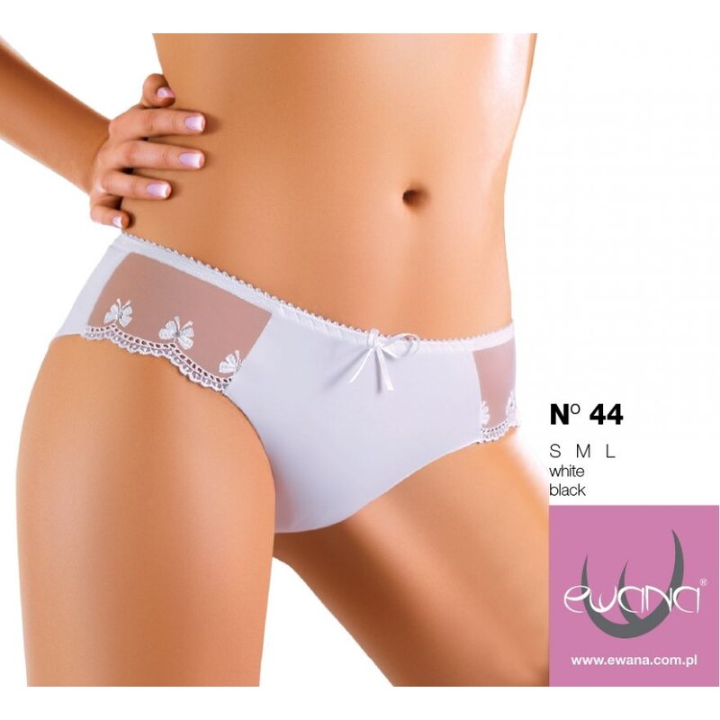 Ewana Nohavičky klasické Viola 044, Farba biela 46466204