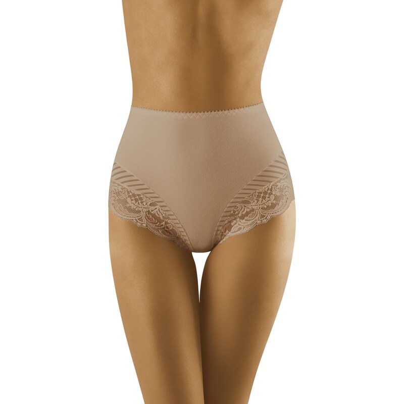 Wol-Bar Bavlnené nohavičky vyššie organická bavlna Eco-Ou béžové, 21829271