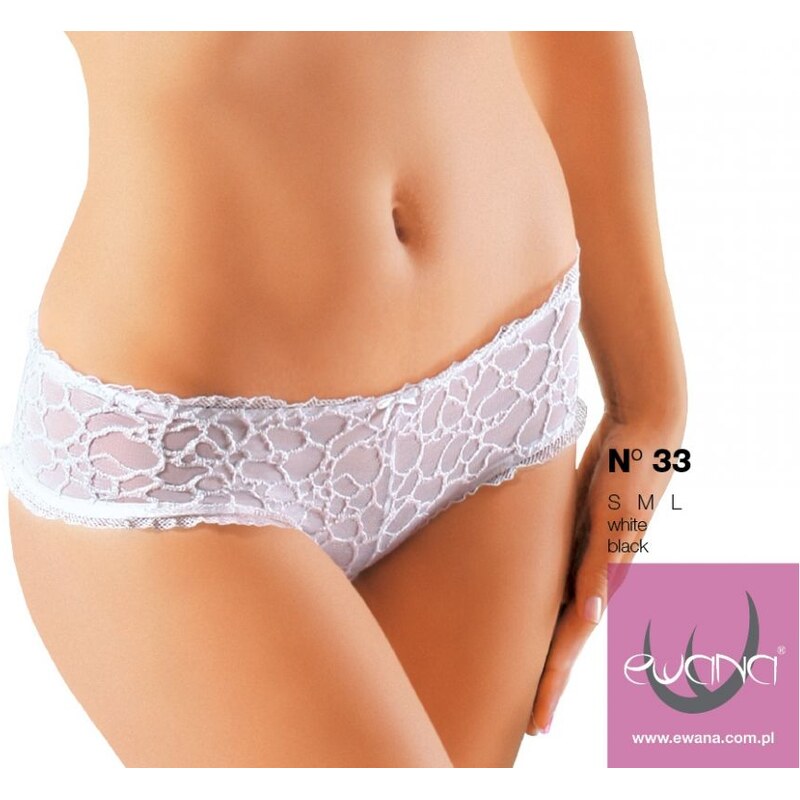 Ewana Dámske boxerky Monique 033, Farba biela 31321367