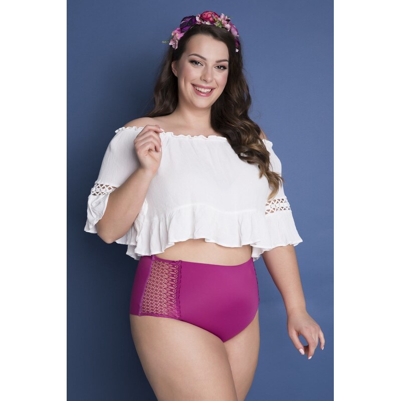 Julimex Dámske nohavičky vyššie Opal fialové, Farba fialová 20155899