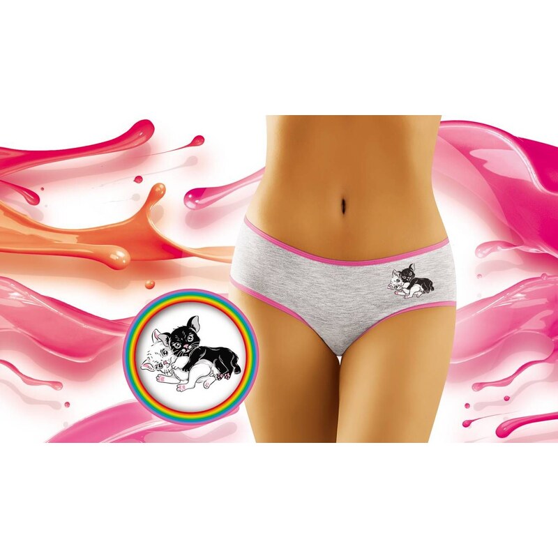 Wol-Bar Nohavičky bavlnené s mačiatkami Funny Kittens 2502, Farba 20156307
