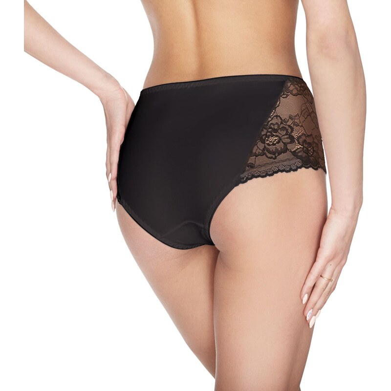 Ewana Dámske boxerky nohavičky Magnolie 068 čierne, Farba čierna 20156589