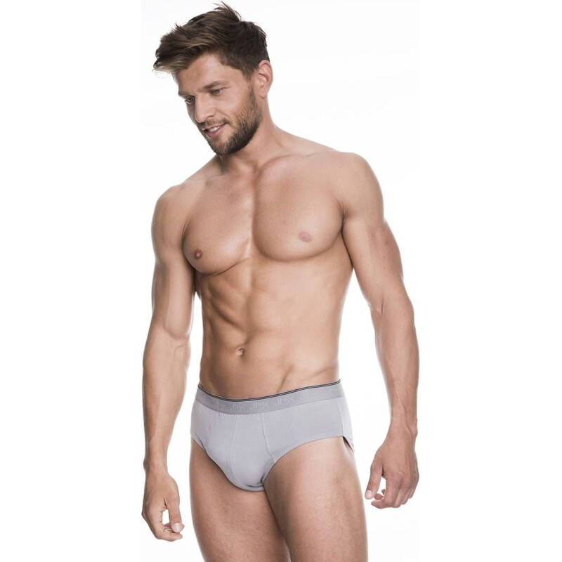 Julimex Pánske slipy Iron šedé, Farba šedá 27499606