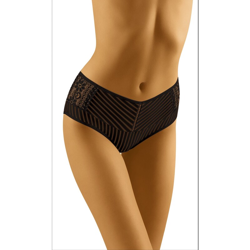 Wol-Bar Nohavičky s vyšším pásom Eco-Pa čierne, Farba čierna 22339120