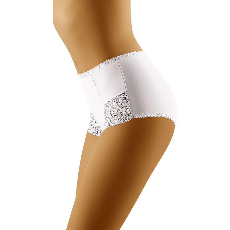 Wol-Bar Vyššie sťahovacie nohavičky Corecta biele, Farba biela 30510651