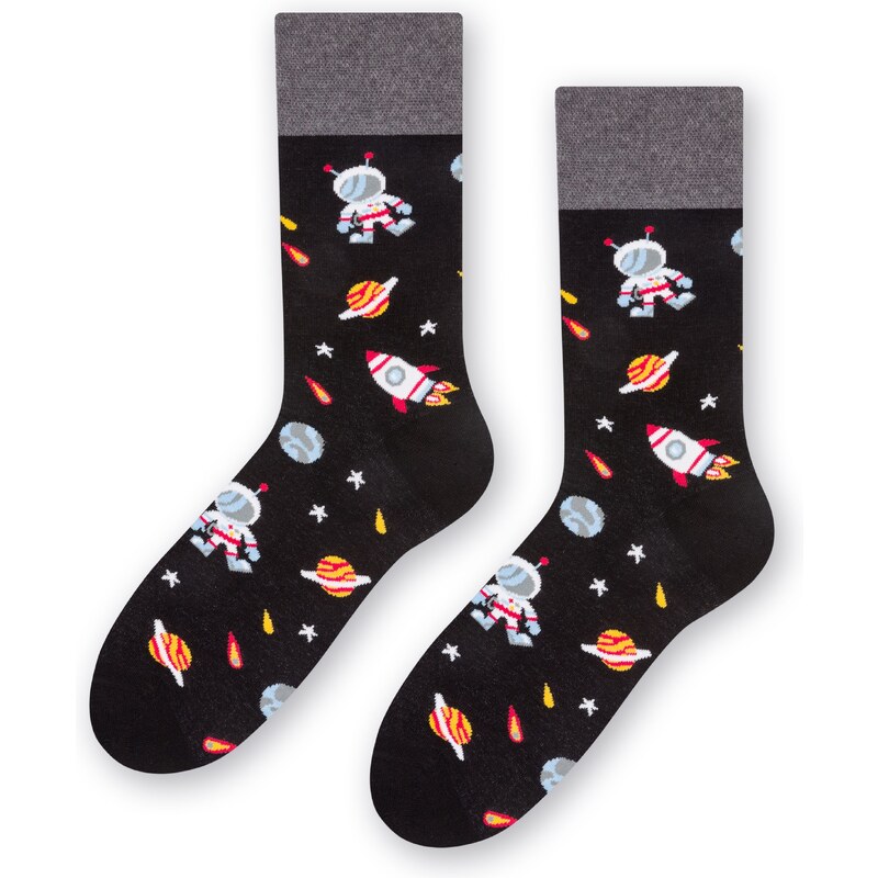 Steven Pánske ponožky 084-015 čierne/46, Farba čierna 35512965