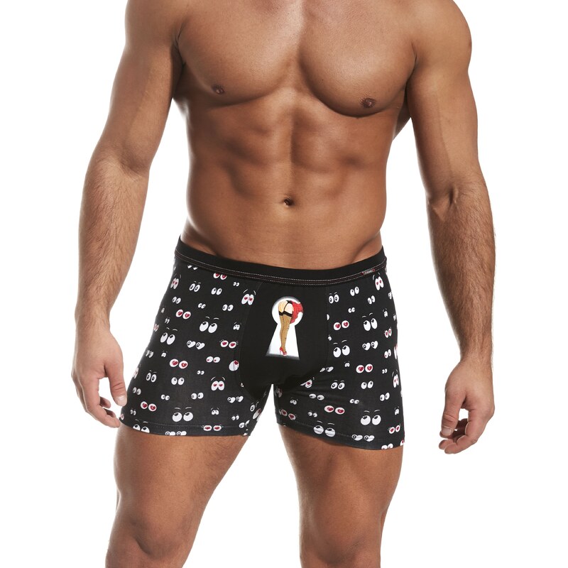 Cornette Valentínske pánske boxerky Legs 010/44 Gift Box, Farba čierna 37700247