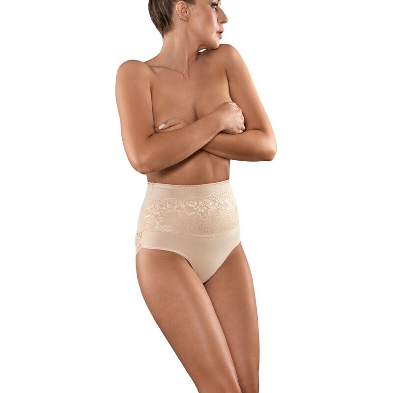 Babell Sťahovacie nohavičky s vyšším pásom BBL 148 béžové, Farba 24341064