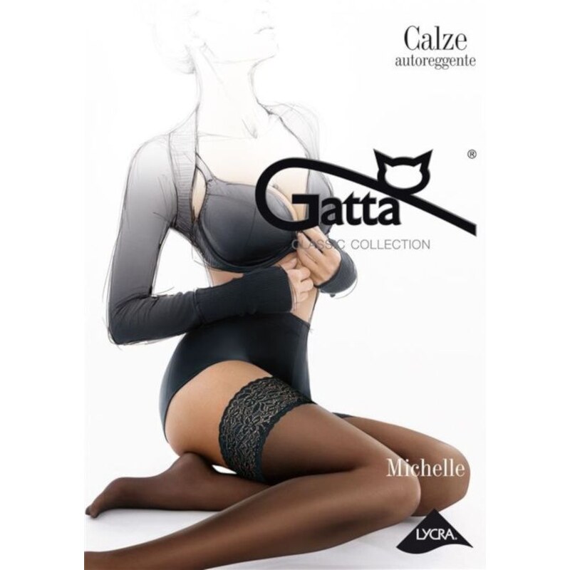 Gatta Samodržiace pančuchy Michelle 01 20 DEN-2, Farba Ferrari 51119362