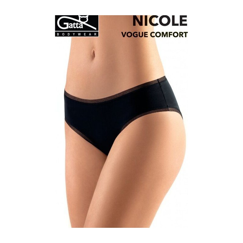 Gatta Nohavičky strihané laserom Nicole Vouge Comfort, Farba béžová 49927518