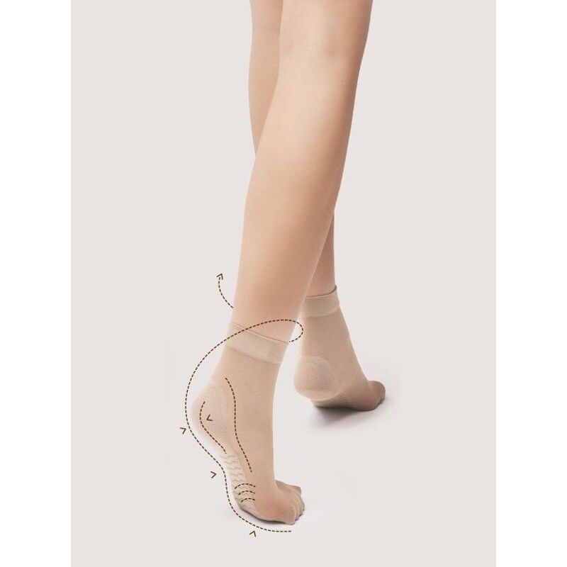 Fiore Ponožky so špeciálnym masážnym účinkom Body Care Massage 20 DEN, 50468430