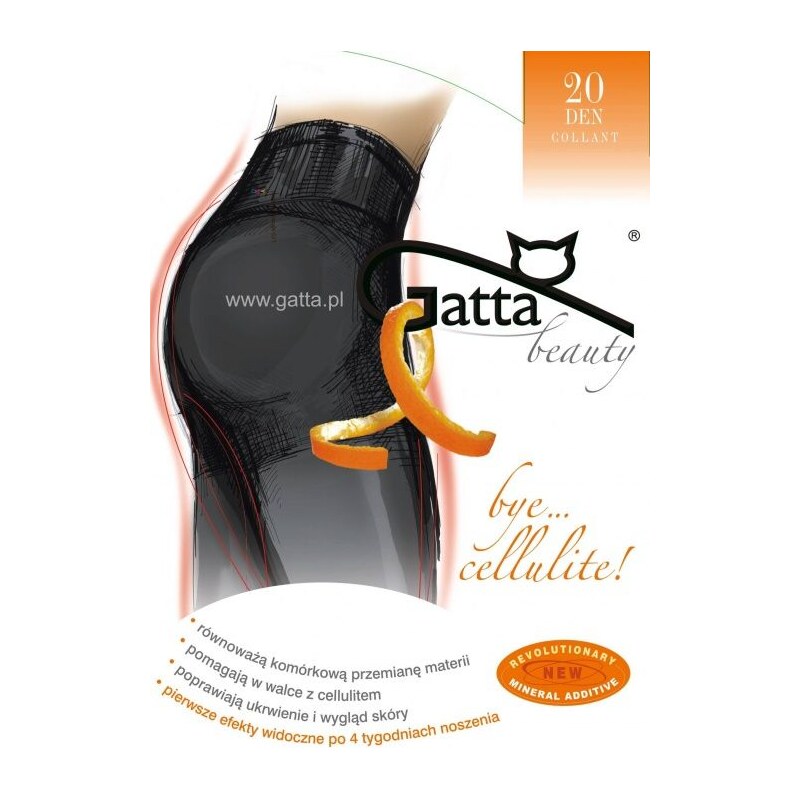 Gatta Zoštíhľujúce pančuchy proti celulitíde Bye Cellulite 20 DEN-s, 37650108