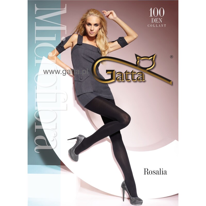 Gatta Pančuchy Rosalia 100 DEN-s, Farba blu jeans (odt. modrej 39475825