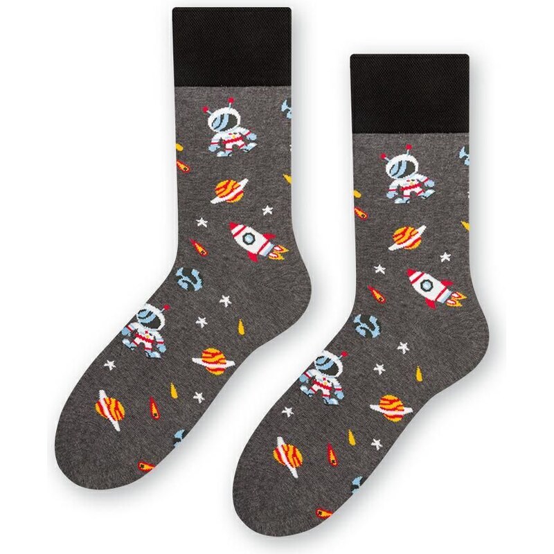 Steven Pánske ponožky 084-013 šedé melanžové/46, Farba melanžová šedá 57343567