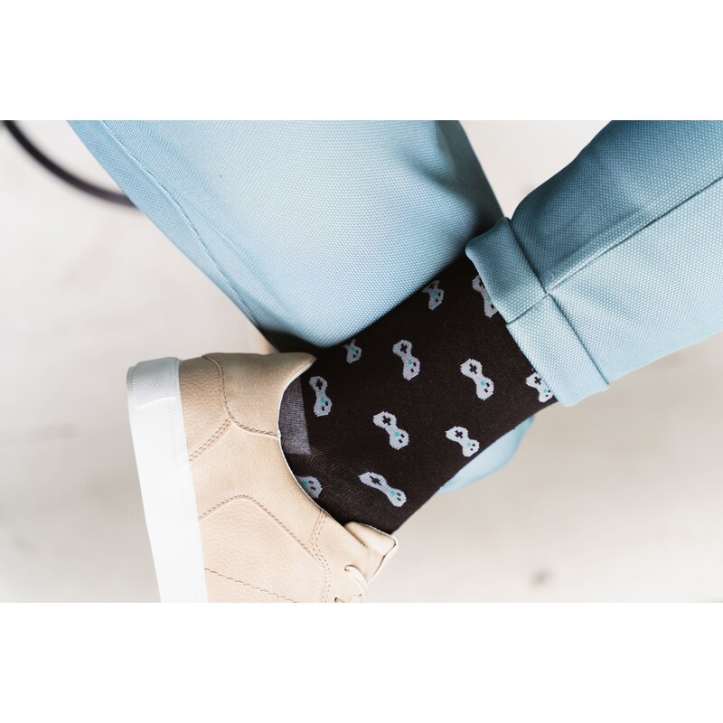 More Pánske ponožky Player 051-119/42, Farba čierna 57343601