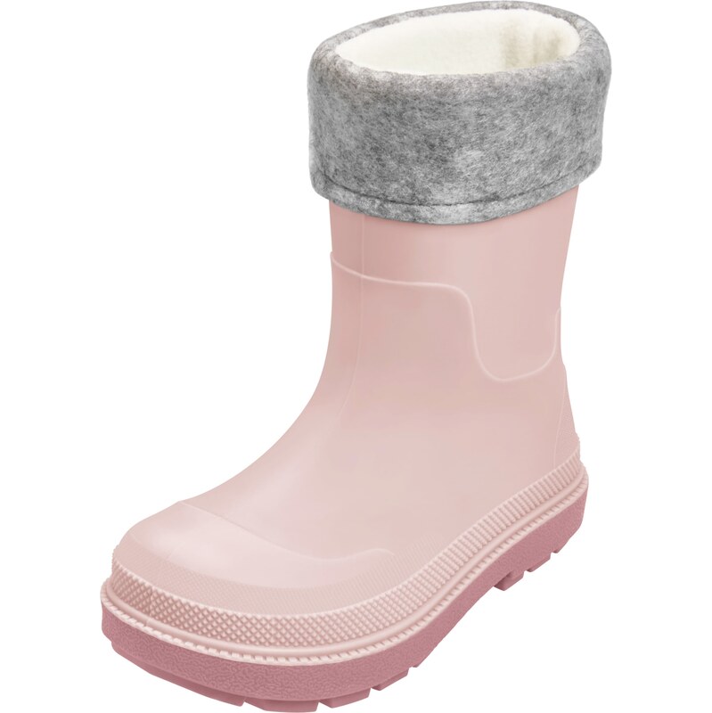 PLAYSHOES Gumáky sivá melírovaná / ružová 59072976