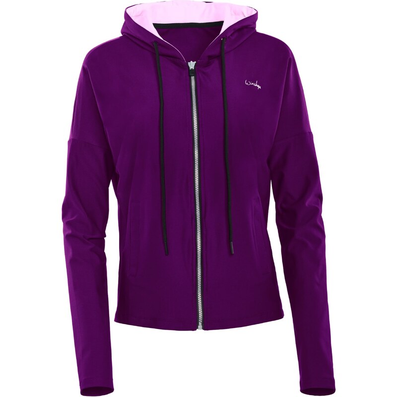 Winshape Športová bunda J008C slivková 59073315
