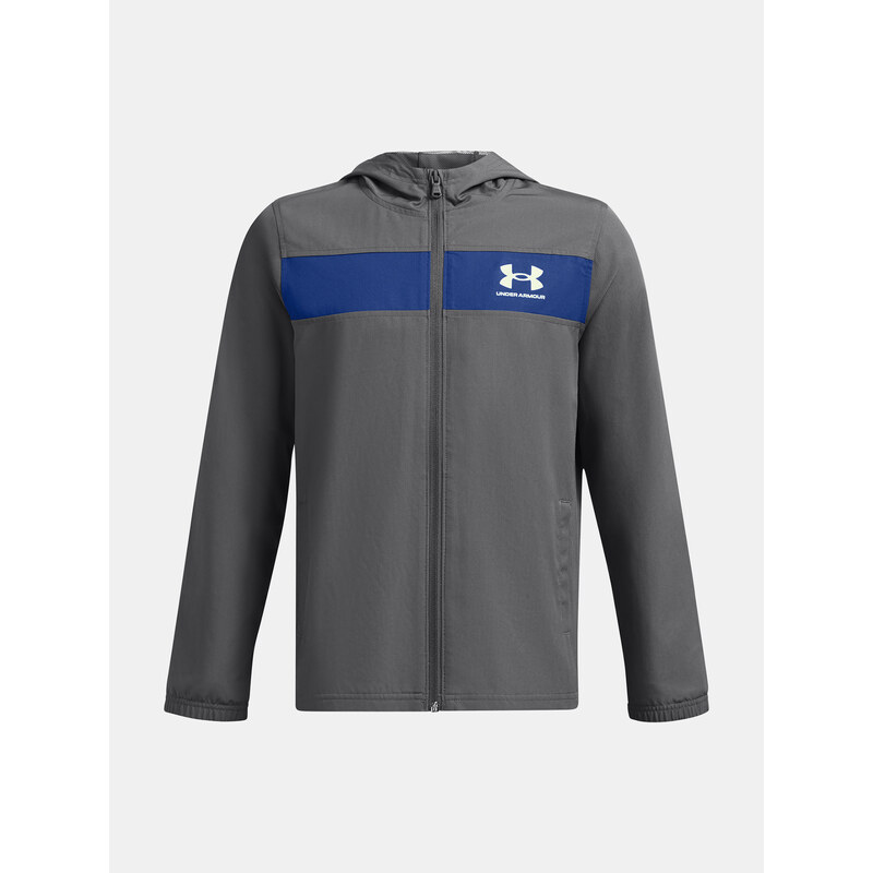Boys jacket Under Armour UA Sportstyle Windbreaker-GRY - Boys 64784447