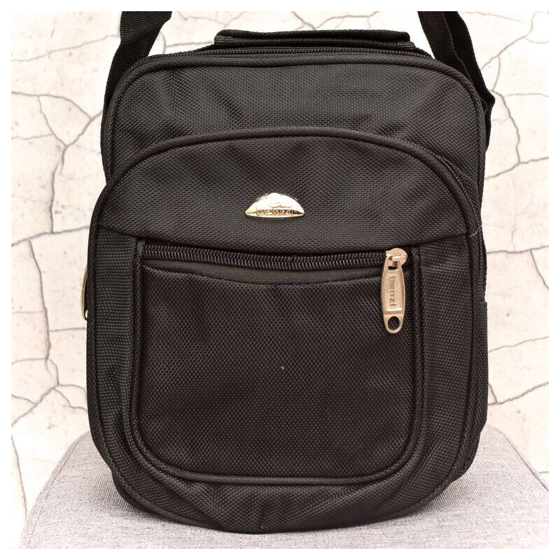 JOHN-C Pánska čierna taška NATHAN 59075029