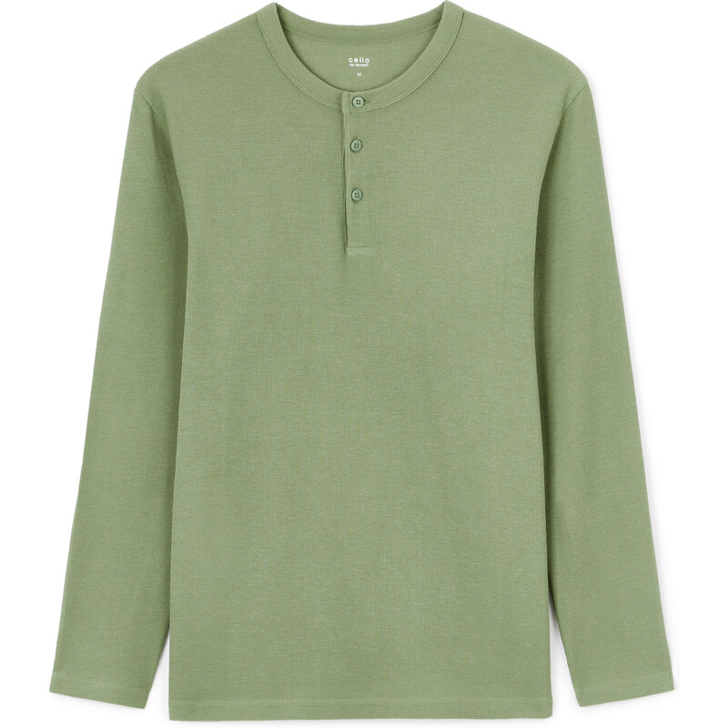 Celio Feplay Long Sleeve T-Shirt - Mens 60750518