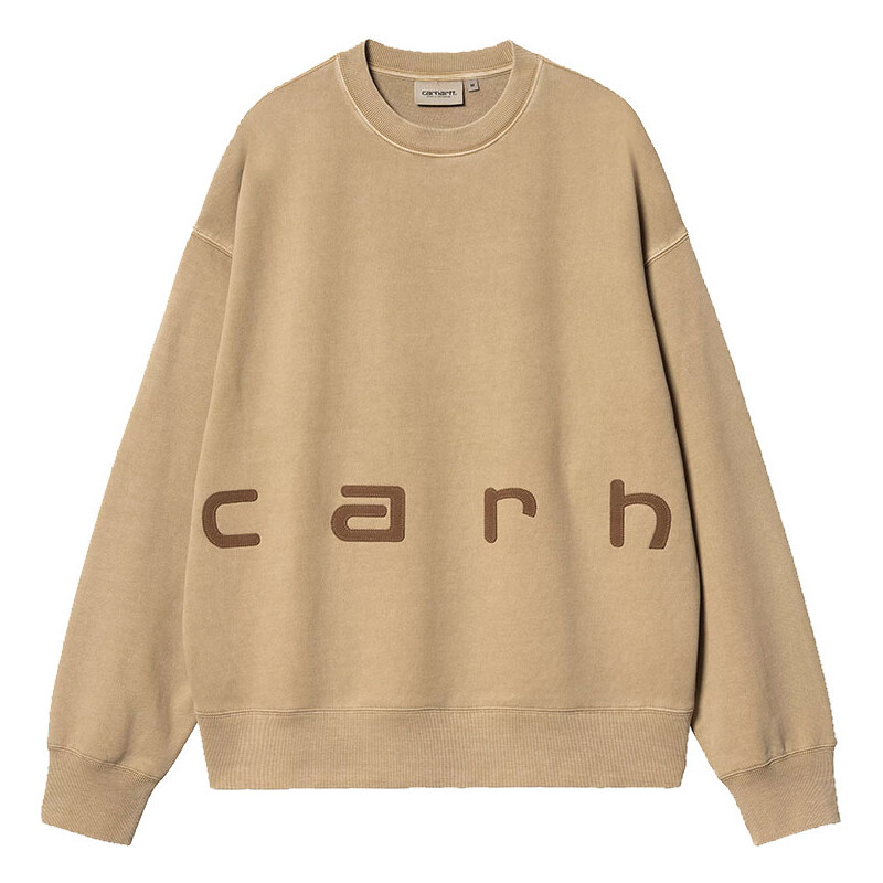 Carhartt WIP Felt Script Sweat Peanut 65401034