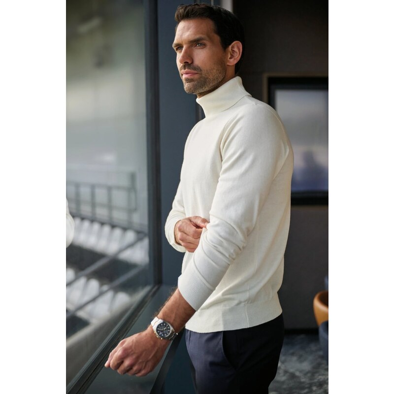 Pánsky rolák Oslo merino vlna Brook Taverner 62679086