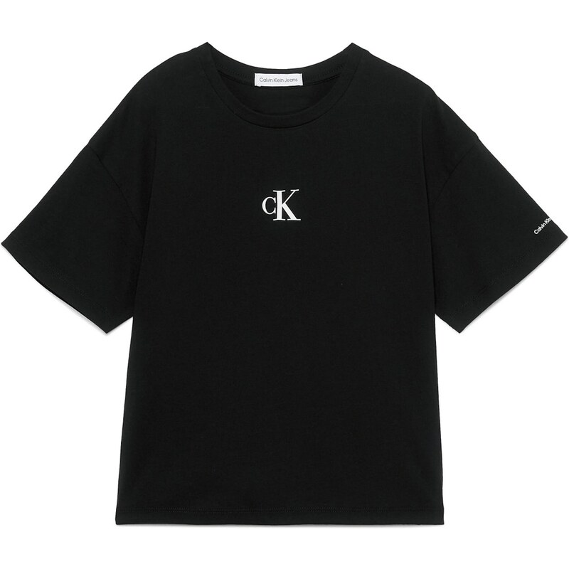 Calvin Klein Jeans Tričko čierna / biela 59083293