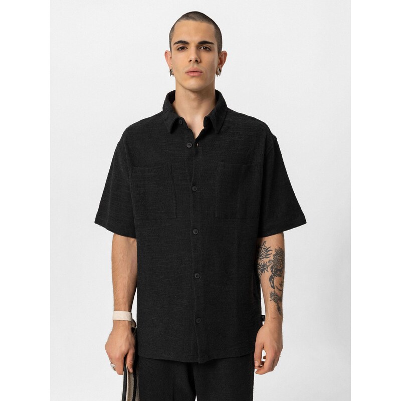 VAMOS CLO Košeľa čierna 60683119