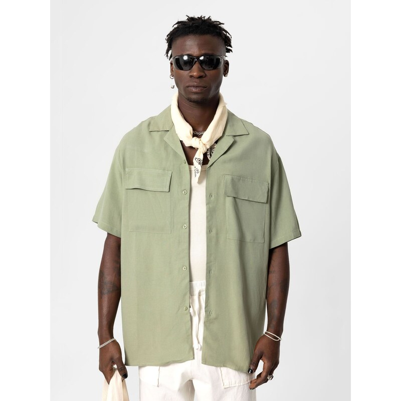 VAMOS CLO Košeľa Athens kaki 60683111