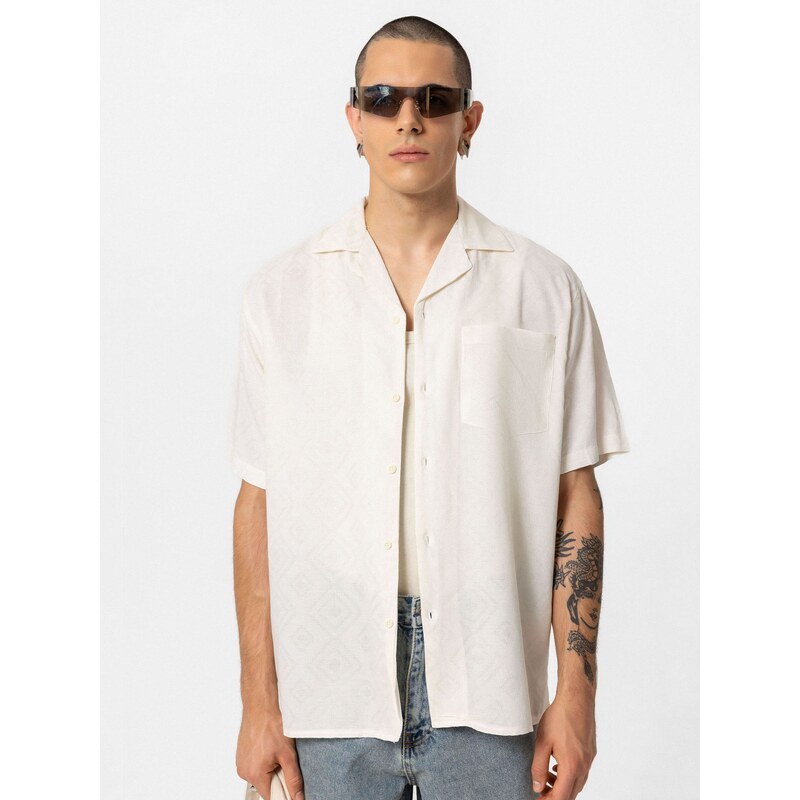 VAMOS CLO Košeľa Bellevue nebielená 60683160