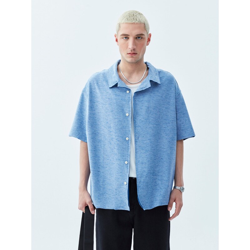 VAMOS CLO Košeľa indigo / svetlomodrá 60683181